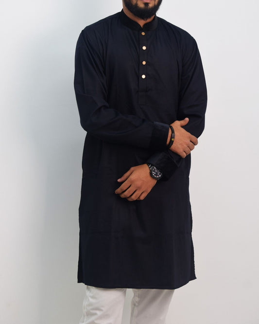 Black Panjabi – The Essence of Modern Elegance