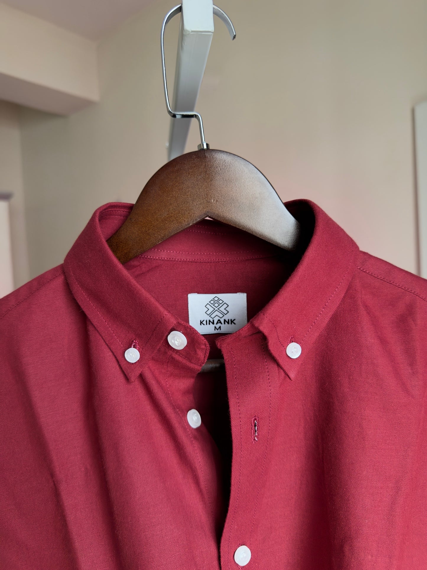 Full sleeve Oxford shirt ( Maroon)