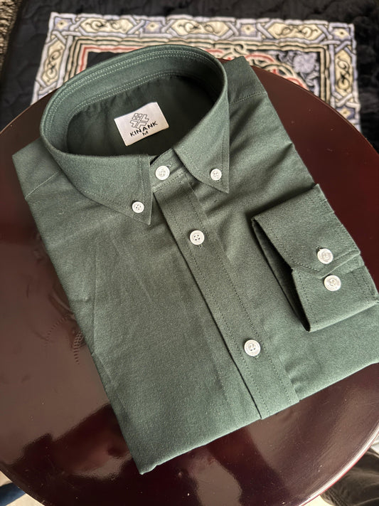 Full sleeve Oxford shirt ( Forest Green)