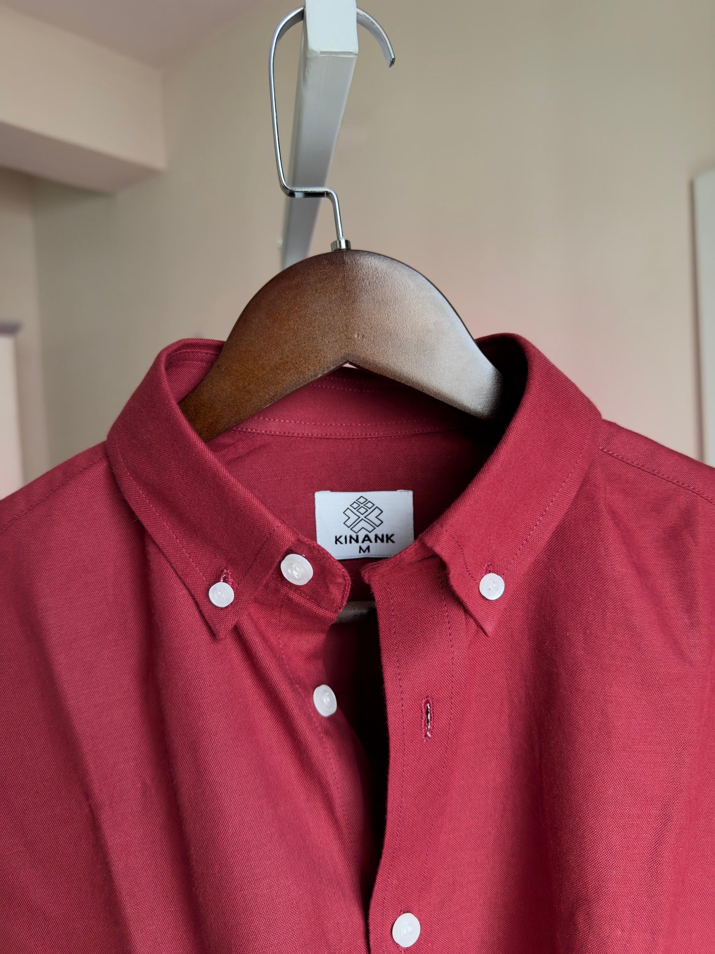 Full sleeve Oxford shirt ( Maroon)