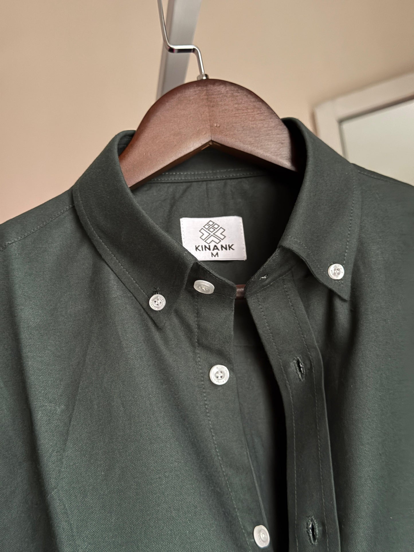 Full sleeve Oxford shirt ( Forest Green)