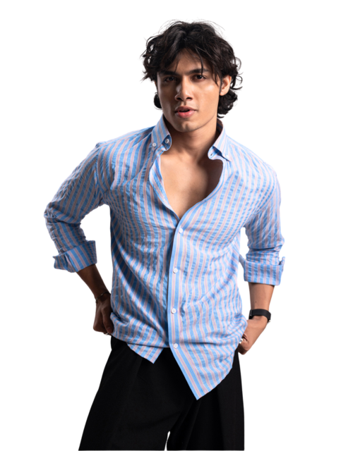 Kinank Sky Stripe Shirt